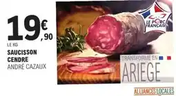 E.Leclerc André cazaux - saucisson cendre offre