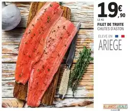 E.Leclerc Chutes d'aston - filet de truite offre