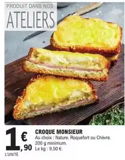 E.Leclerc Croque monsieur offre