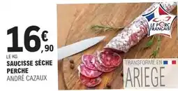 E.Leclerc André cazaux - saucisse sèche perche offre