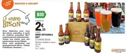 E.Leclerc Le grand bison - biere artisanale bio offre