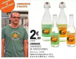 E.Leclerc Limonades de fontestorbes - limonade offre