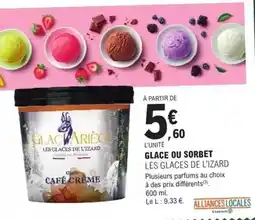 E.Leclerc Les glaces de l'izaro - glace ou sorbet offre