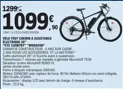 E.Leclerc Vélo tout chemin à assistance électrique 28 vic country offre