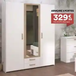 BUT Armoire 3 portes offre