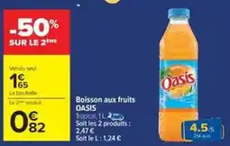 Cora x Carrefour Oasis - boisson aux fruits offre
