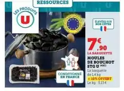 Hyper U MOULES DE BOUCHOT STG U offre