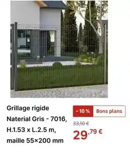 Leroy Merlin Naterial - gris - 7016 offre