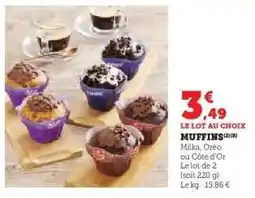 Hyper U Muffins offre