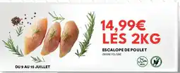 Hmarket Escalope de poulet offre