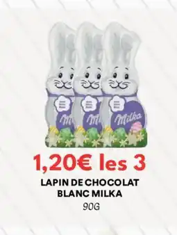 Hmarket MILKA Lapin de chocolat blanc offre