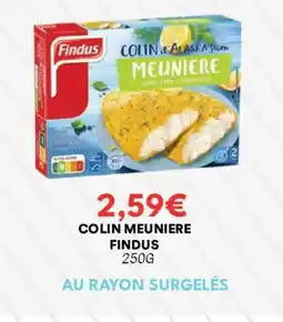 Hmarket FINDUS Colin meuniere offre