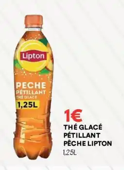 Hmarket LIPTON Thé glacé pétillant pêche offre