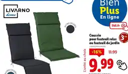 Lidl Coussin pour fauteuil relax ou fauteuil de jardin offre