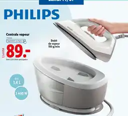 Lidl PHILIPS Centrale vapeur offre