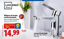 Lidl Mitigeur de lavabo monocommande offre