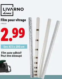 Lidl Film pour vitrage offre