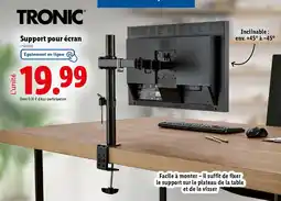 Lidl TRONIC Support pour écran offre