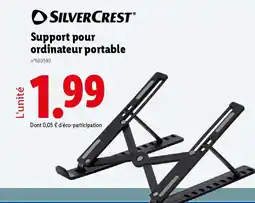 Lidl SILVERCREST Support pour ordinateur portable offre