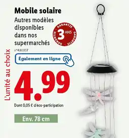 Lidl Mobile solaire offre