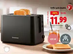 Lidl SILVERCREST Grille-pain double offre