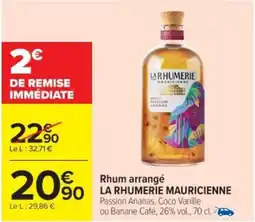 Cora x Carrefour LARHUMERIE MAURICIENNE Rhum arrangé offre