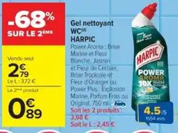Cora x Carrefour HARPIC Gel nettoyant WC offre
