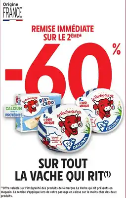Intermarché Sur tout la vache qui rit offre