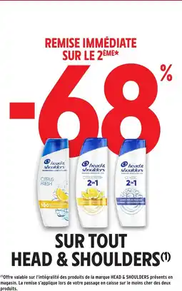 Intermarché Sur tout head & shoulders offre