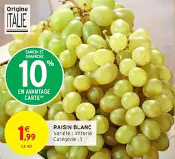 Intermarché Raisin blanc offre