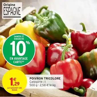Intermarché Poivron tricolore offre
