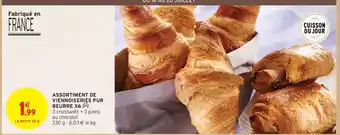 Intermarché Contact ASSORTIMENT DE VIENNOISERIES PUR BEURRE X6 offre