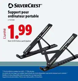 Lidl Support pour ordinateur portable offre