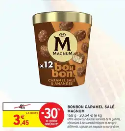 Intermarché Bonbon caramel salé magnum offre