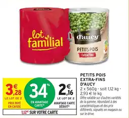 Intermarché Petits pois extra-fins d'aucy offre