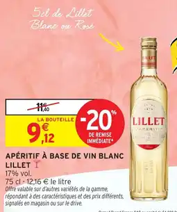 Intermarché Apéritif à base de vin blanc lillet offre