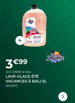 Feu Vert Lave-glace été vacances à bali offre