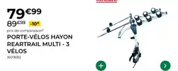 Feu Vert Porte-vélos hayon reartrail multi 3 vélos offre