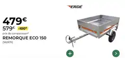 Feu Vert Remorque eco 150 offre