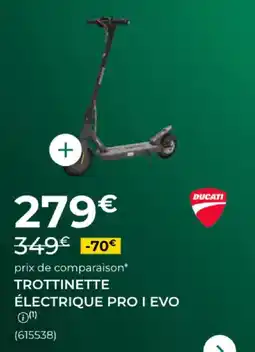 Feu Vert Trottinette électrique pro i evo offre