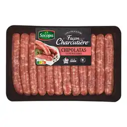 Carrefour SOCOPA (SOCOPA CHERR 12 chipolatas supérieures façon charcutière SOCOPA offre