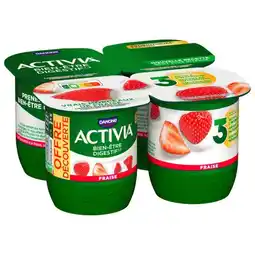 Carrefour ACTIVIA Yaourts Aux fruits Offre Découverte offre