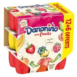 Carrefour DANONINO Yaourts aux fruits offre