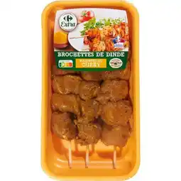 Carrefour CARREFOUR EXTRA Brochettes de dinde offre