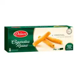 Carrefour DELACRE Biscuits cigarettes russes offre