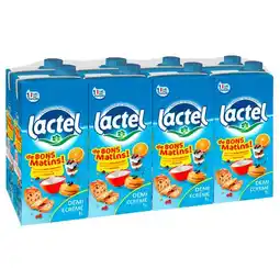 Carrefour LACTEL Lait U.H.T. demi-écrémé De Bons Matins ! offre