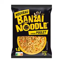 Carrefour BANZAI Nouilles instantanées offre