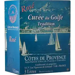 Carrefour CUVÉE DU GOLFE TRADITION A.O.P. Côtes-de-Provence offre