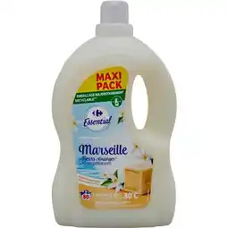 Carrefour CARREFOUR ESSENTIAL Lessive liquide Maxi Pack offre