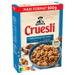 Carrefour Market QUAKER SUR TOUTES LES CÉRÉALES CRUESLI offre